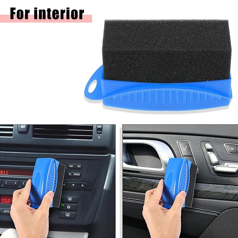 Waxed And Oiled Sponge Brush - Wholesalus