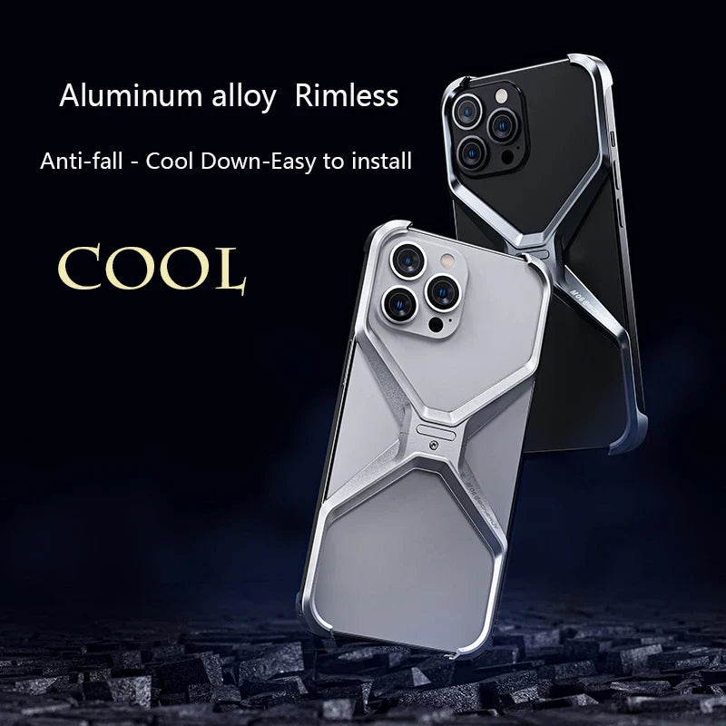 Detachable Metal Cool Alloy IPhone Case - Wholesalus