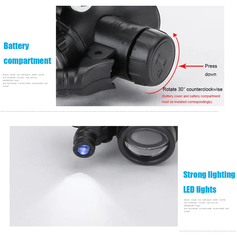 High Magnifying Glasses With Led Light - Wholesalus