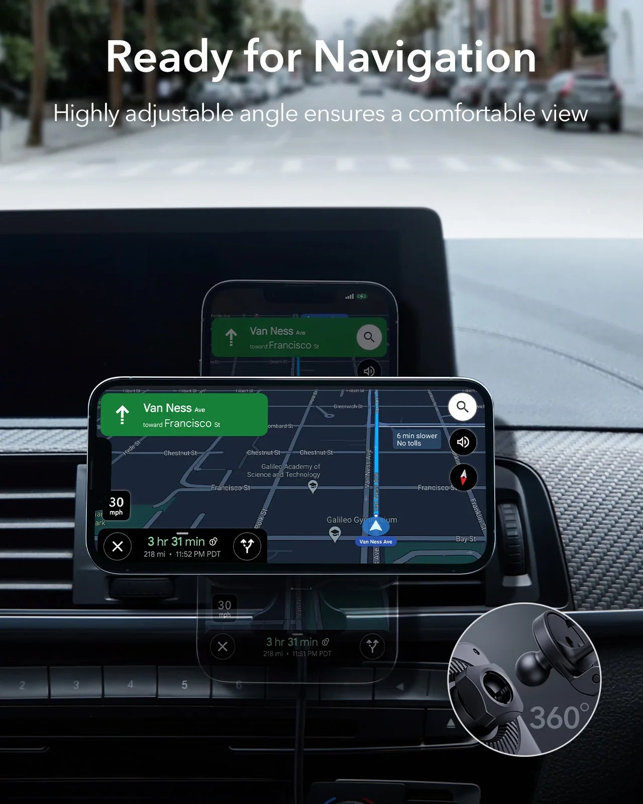 Car Air vent Magsafe Wireless Mobile Charger - Wholesalus