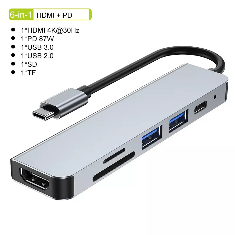 Type-C Docking Station USB Adapter - Wholesalus