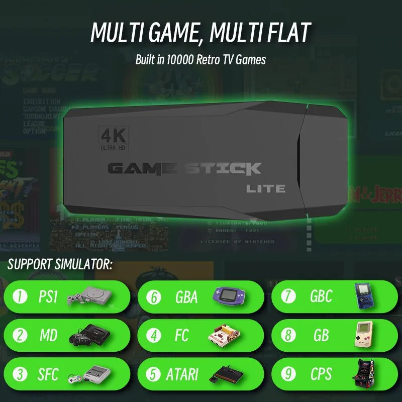 Retro Wireless Game Console Stick - Wholesalus