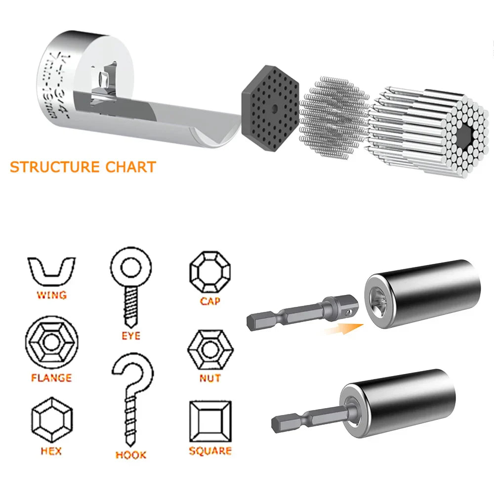 Universal Socket Wrench Tool - Wholesalus