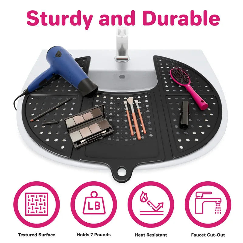 Foldaway Makeup Brush Cleaning Sink Shield - Wholesalus