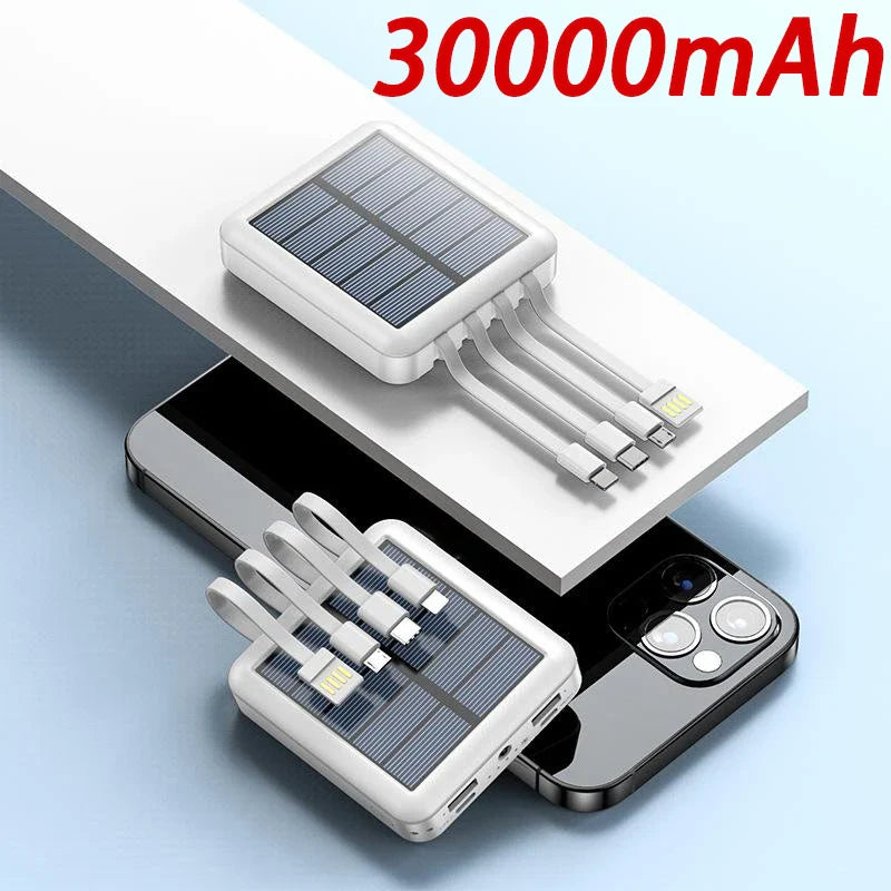 4 in 1 Solar Charging Power Bank - Wholesalus