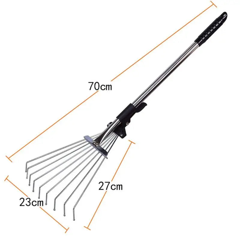 Retractable Garden Rake - Wholesalus