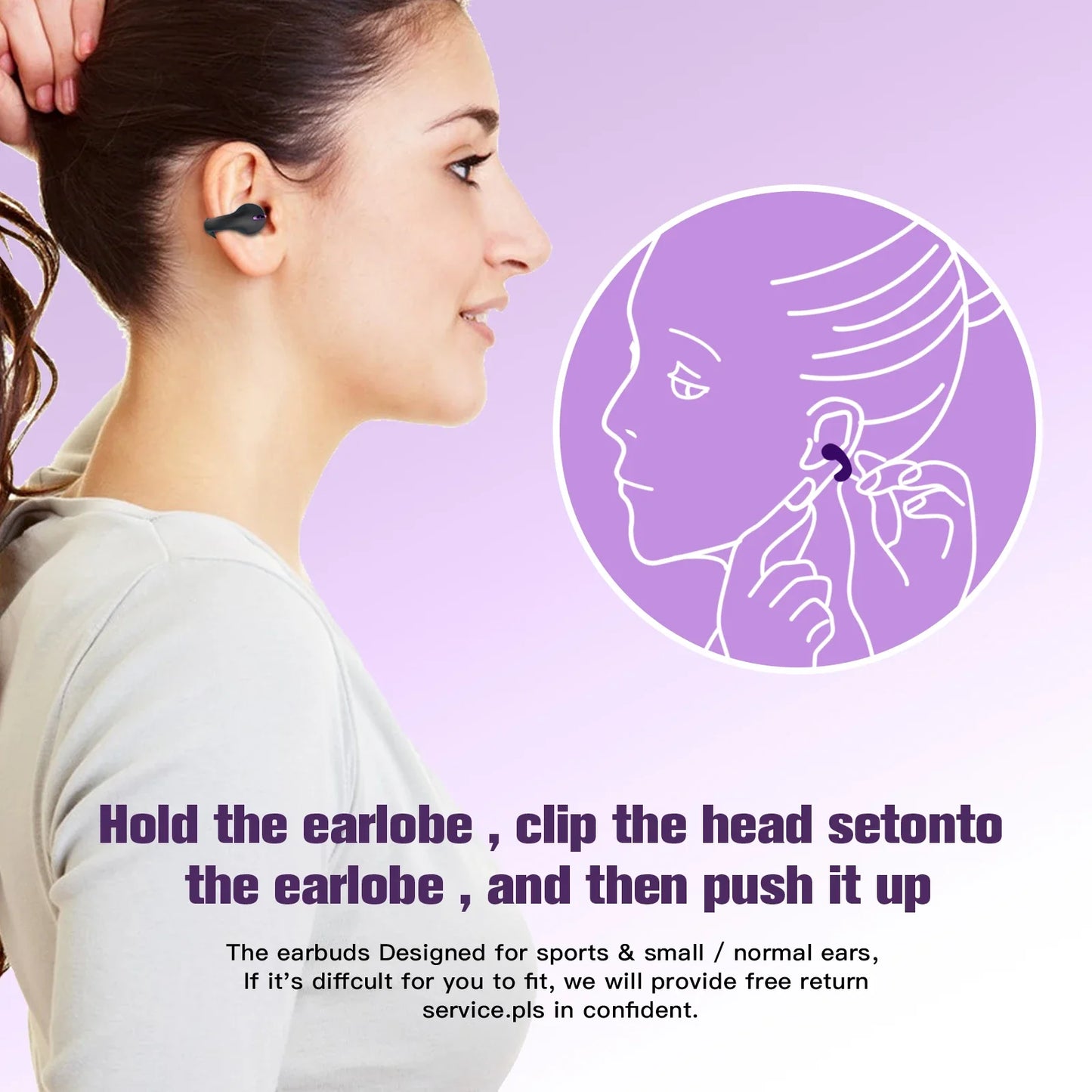 Bone Conduction Ear Clip Headphones - Wholesalus