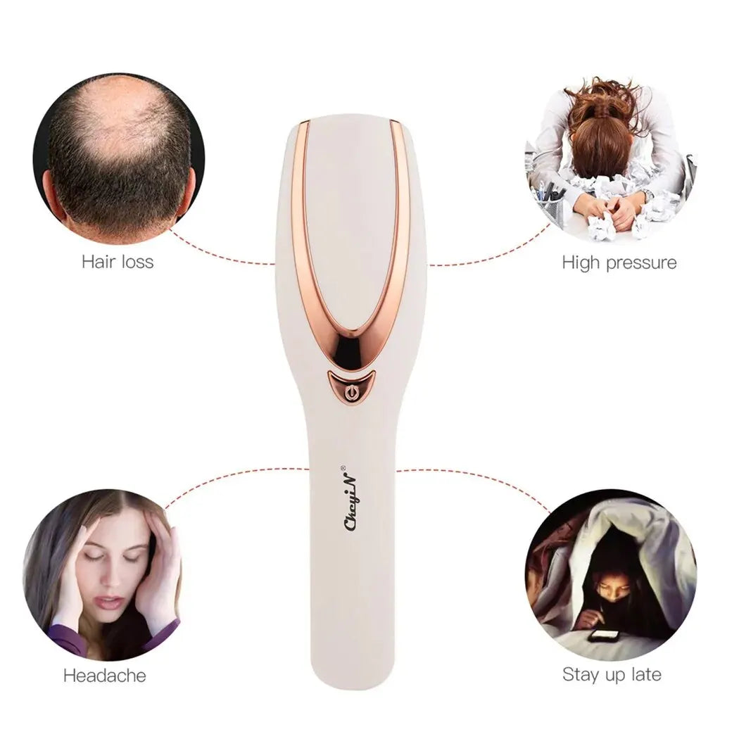 3 in 1 Phototherapy LED Massage Comb - Wholesalus