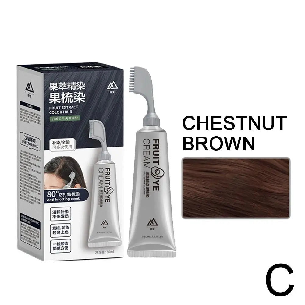 Hair Dye Cream With Comb - Wholesalus