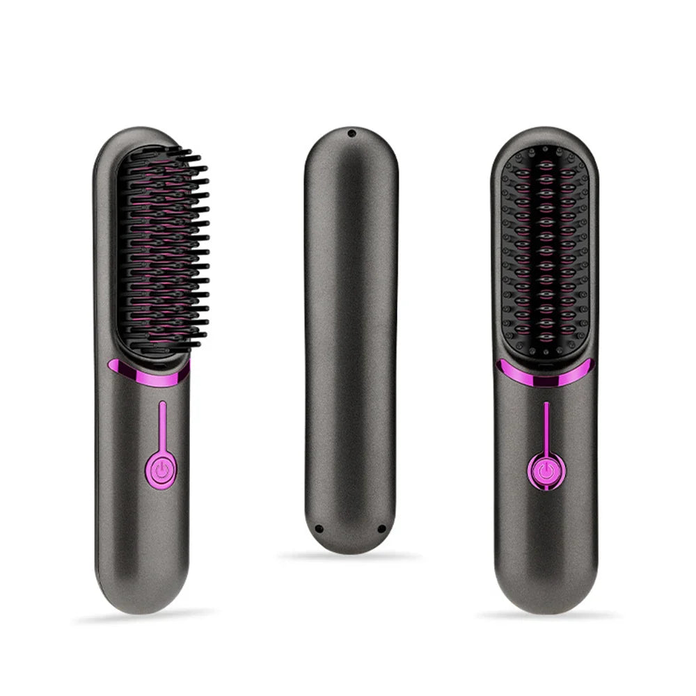 Wireless Hair Straightener Comb - Wholesalus
