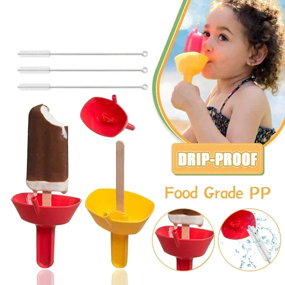 Popsicle Holder with Straw - Wholesalus