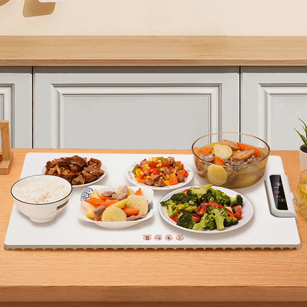 Foldable Food Warmer Tray with Adjustable Temperature - Wholesalus