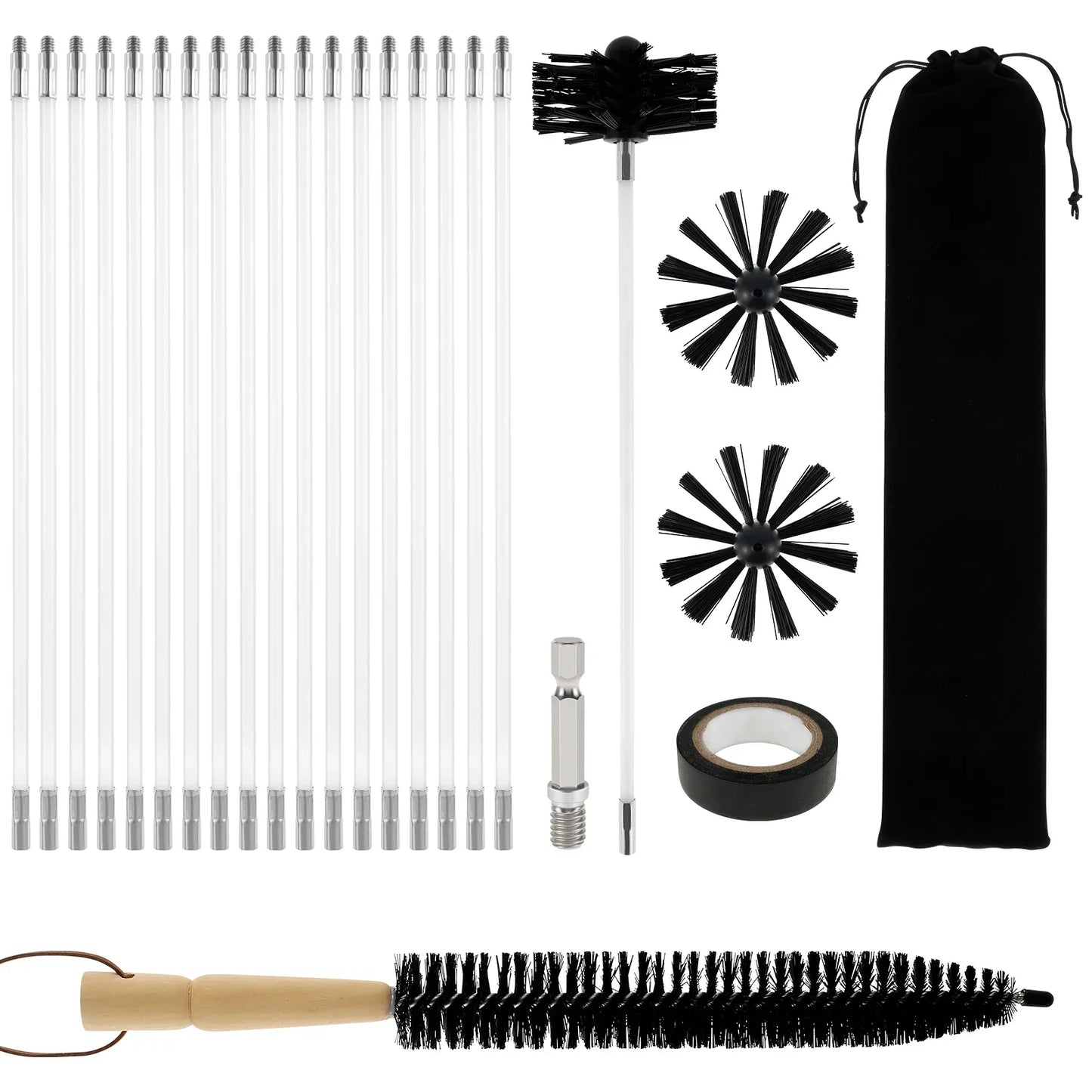 Chimney Cleaning Brush Kit - Wholesalus