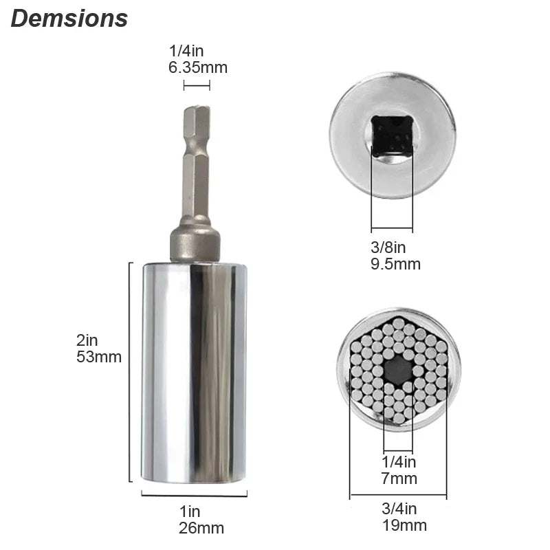 Universal Socket Wrench Tool - Wholesalus