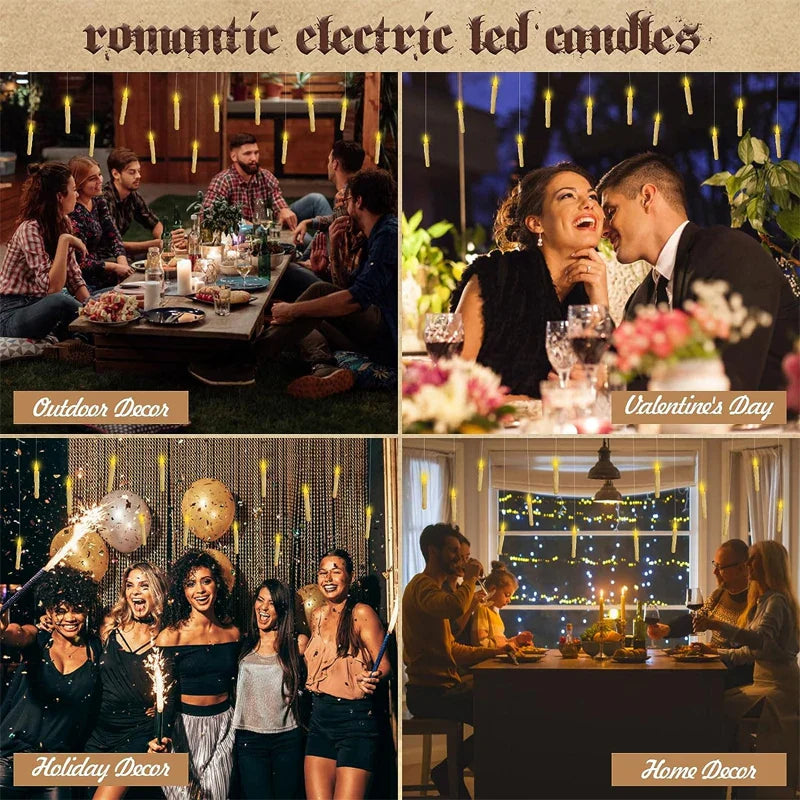 LED Candles with Magic Wand - Wholesalus