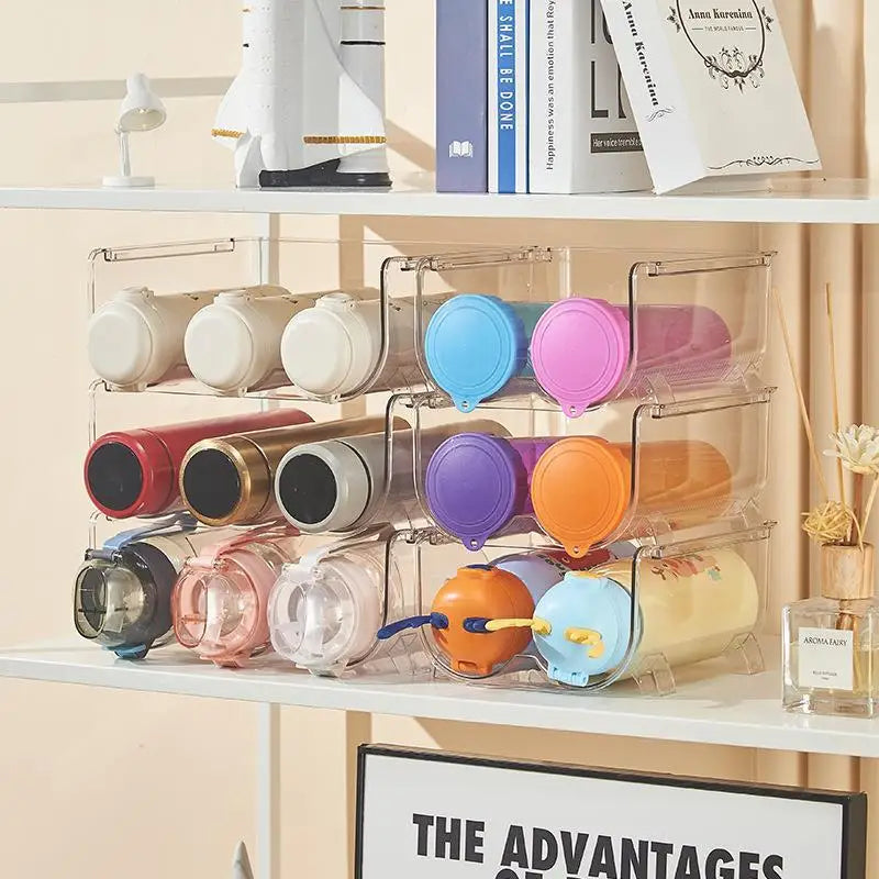Acrylic Bottle Organizer Rack - Wholesalus