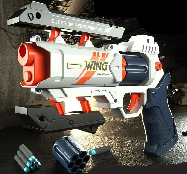 Soft Bullet Revolver Gun Toy - Wholesalus