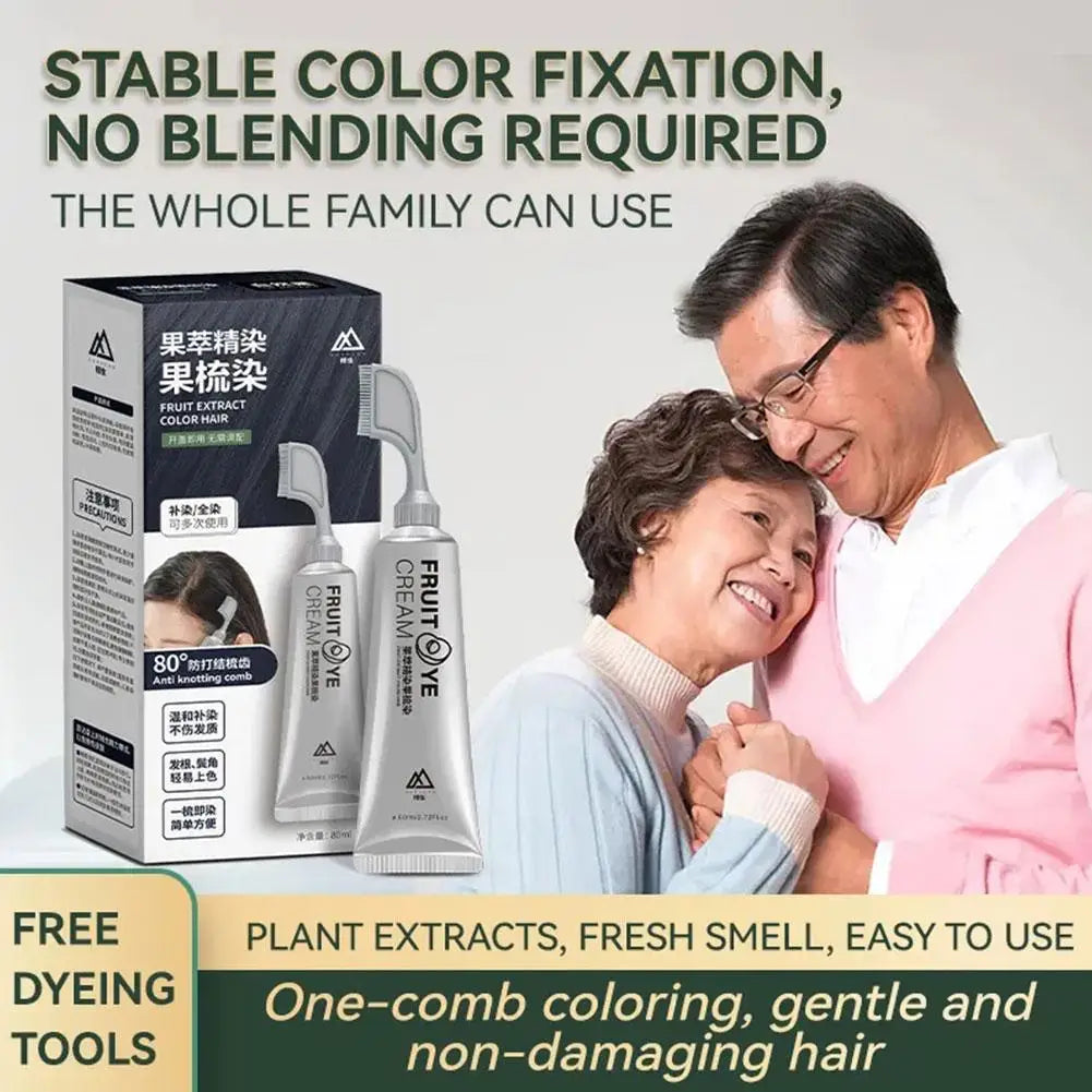 Hair Dye Cream With Comb - Wholesalus