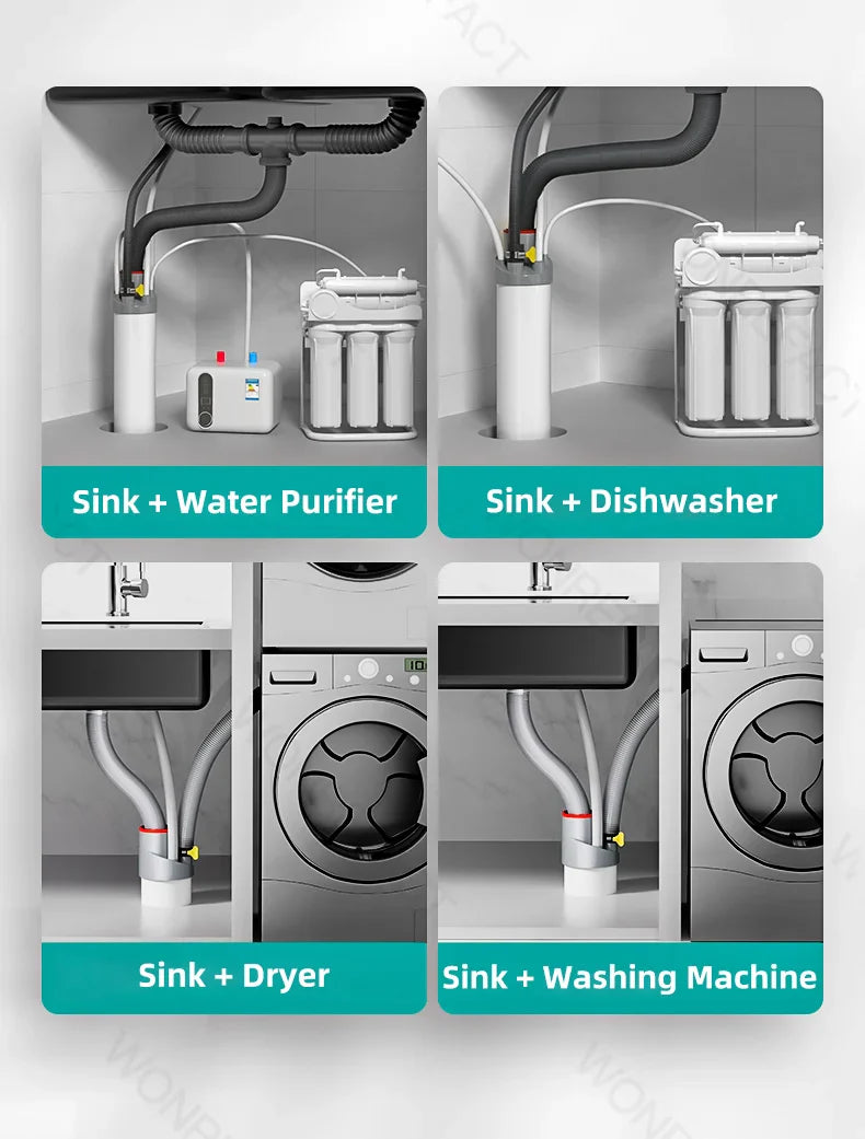 Anti odor Sink Drain Pipe Connector - Wholesalus