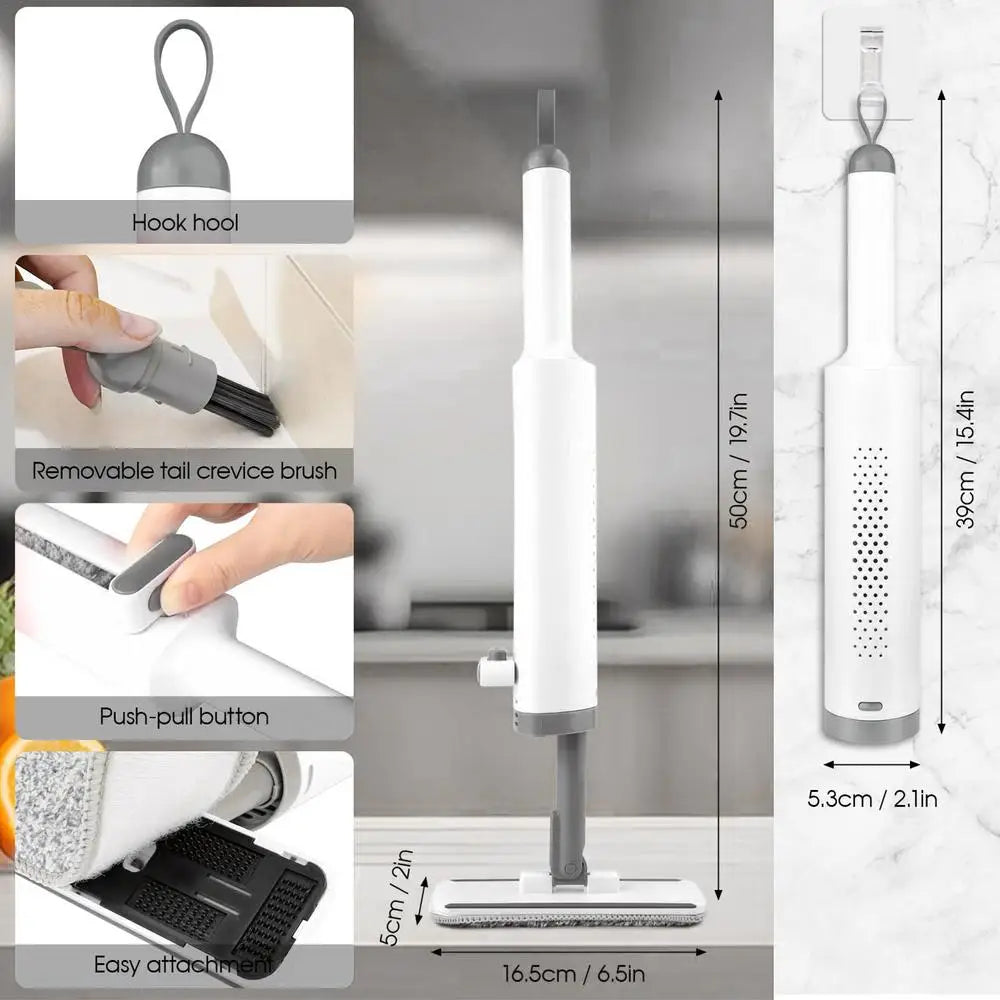 Rotatable Self-Squeeze Mini Mop - Wholesalus