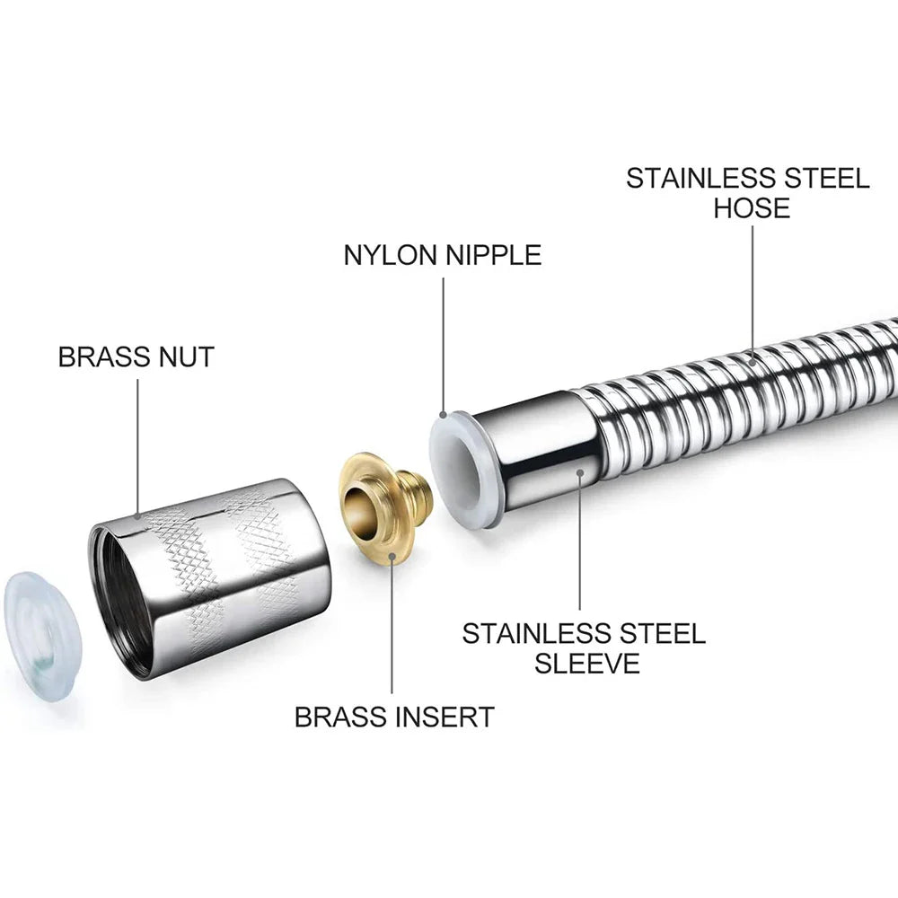 High Flexible Stainless Steel Shower Hose - Wholesalus