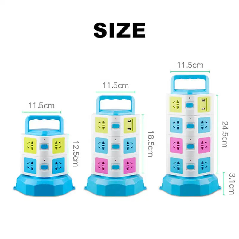 Power Strip Socket Tower - Wholesalus