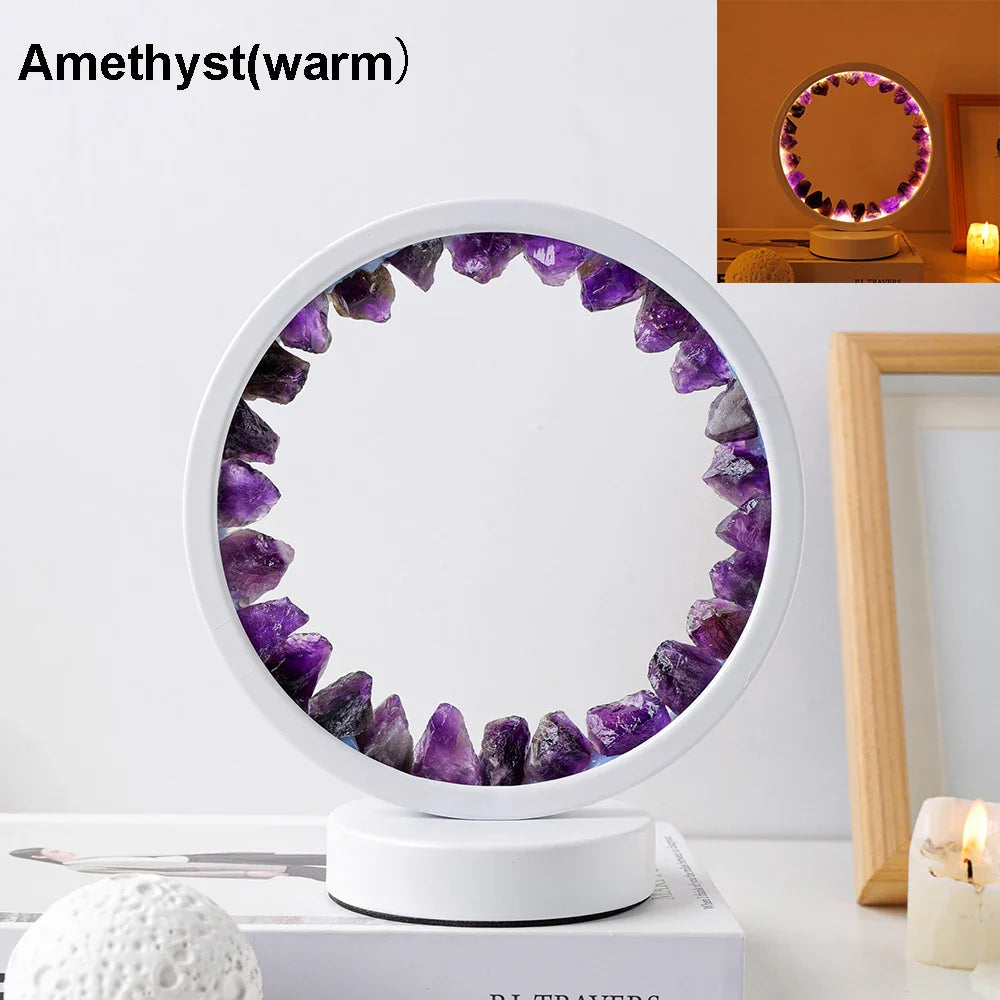 Natural Gemstone Crystal Lamp - Wholesalus