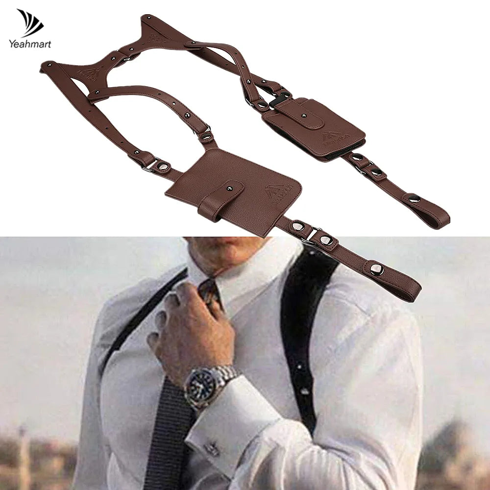 Retro Shoulder Double Pocket Holster - Wholesalus