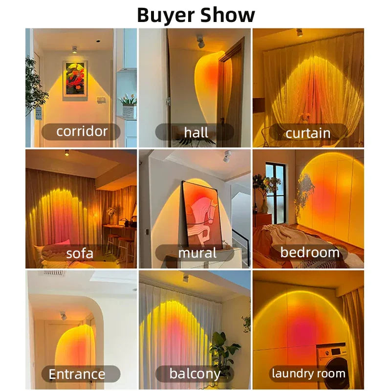 LED Sunset Spotlight Lamp - Wholesalus