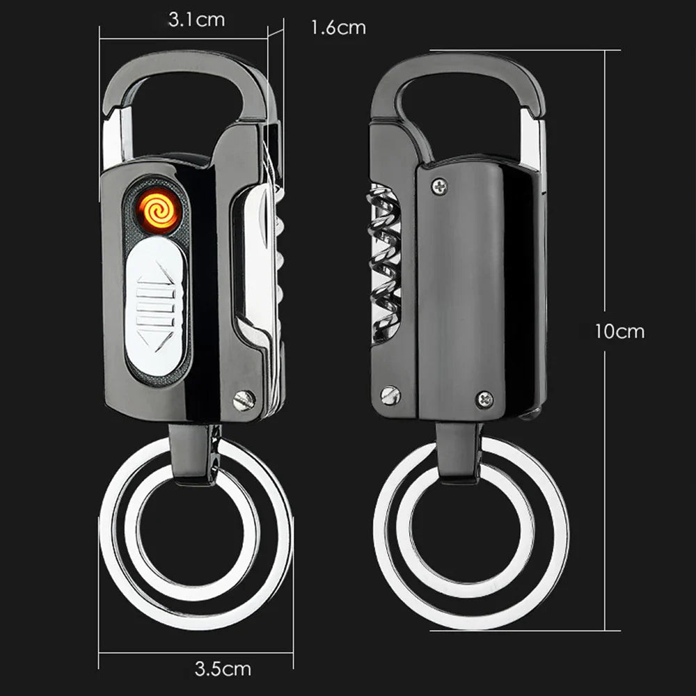 Multifunctional keychain lighter - Wholesalus
