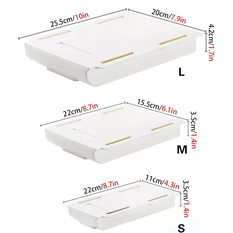 Self-Adhesive Desk Hidden Storage Box - Wholesalus