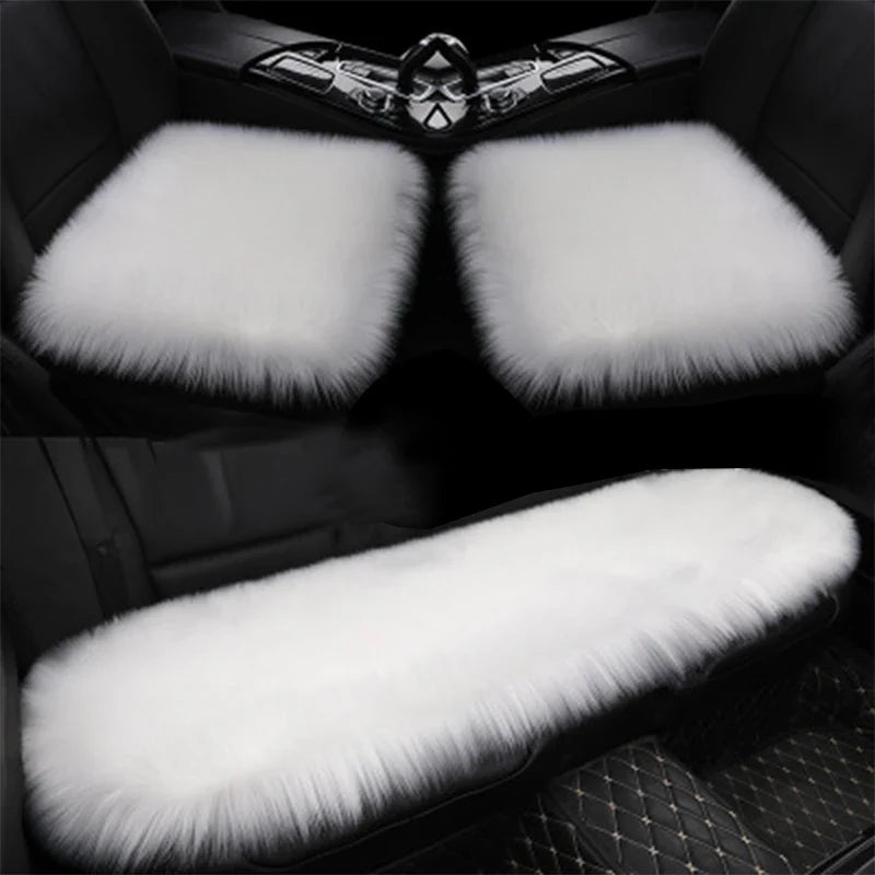 Soft Plush Car Seat Cushion Cover - Wholesalus