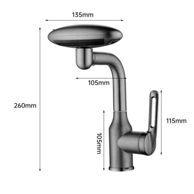 Multi Functional Waterfall Basin Faucet - Wholesalus