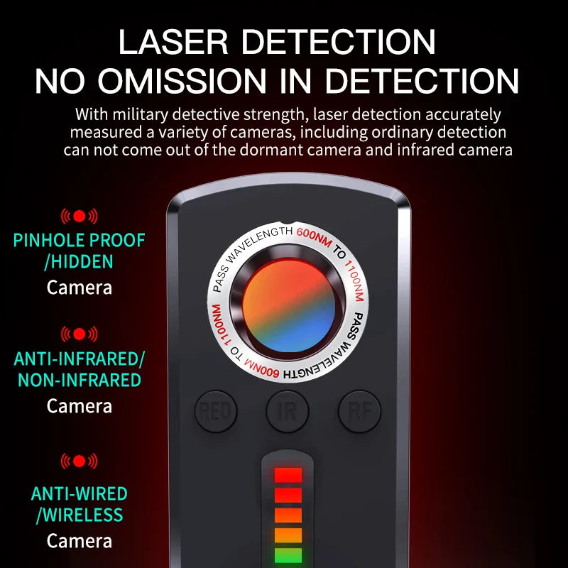 Anti Spy Hidden Camera Detector - Wholesalus