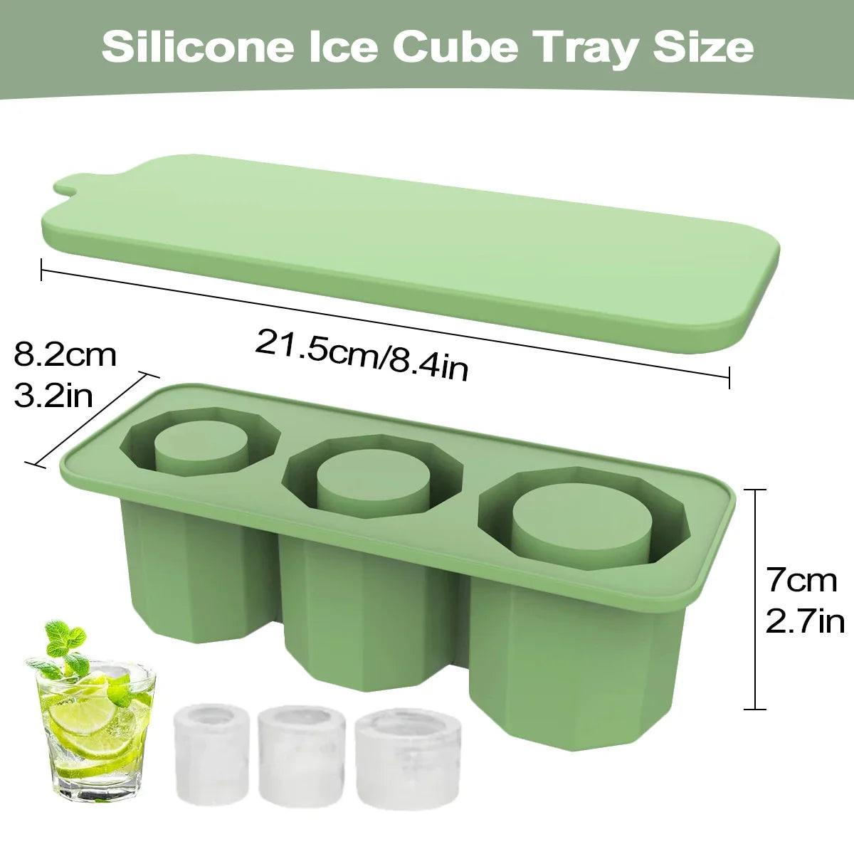 Stanley Cup Silicone Ice Mold with Lid - Wholesalus