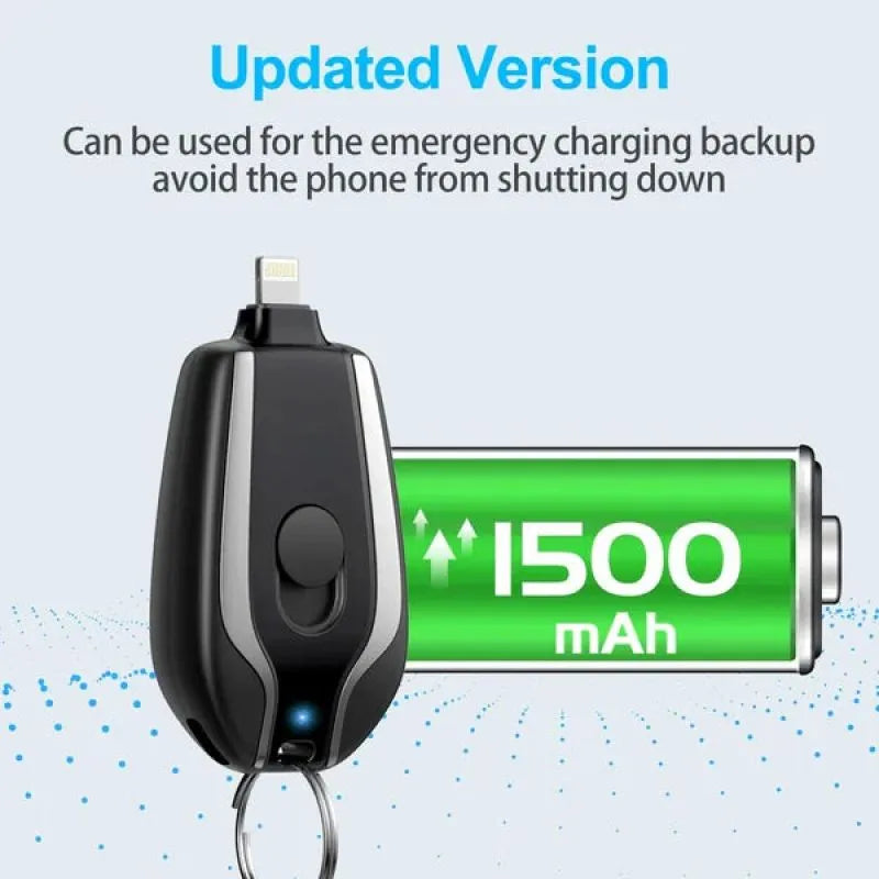 Mini Emergency Keychain Power Bank - Wholesalus