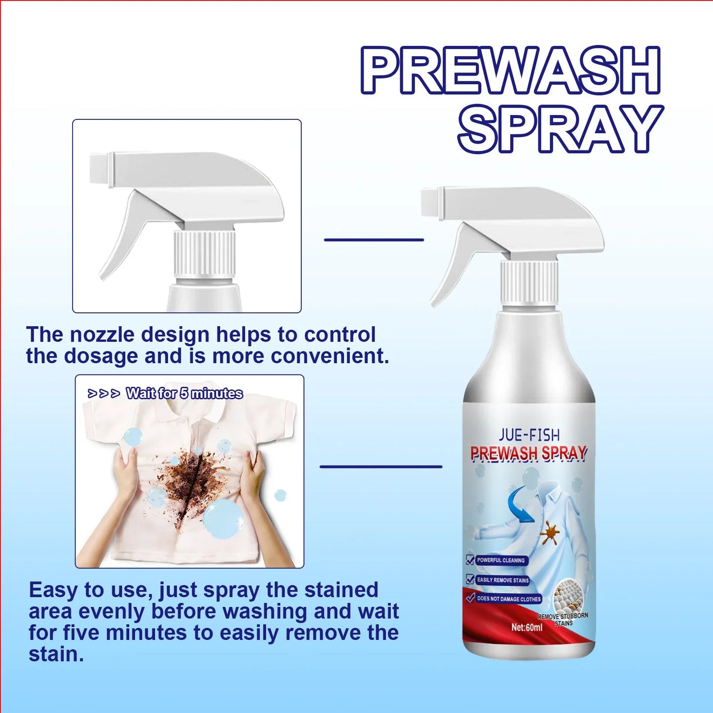 Fabric Stain Remover Spray - Wholesalus