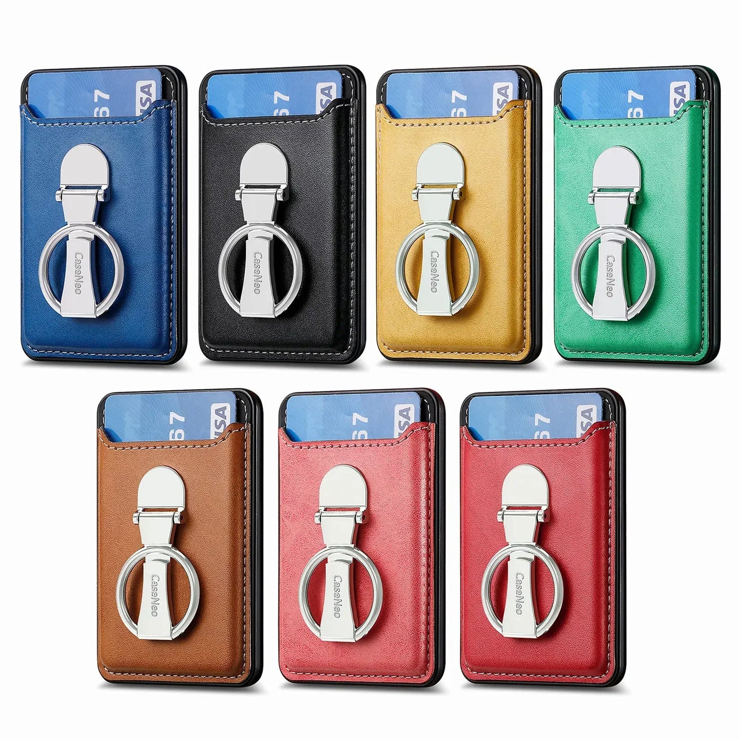 Leather Magsafe Phone Wallet Holder - Wholesalus
