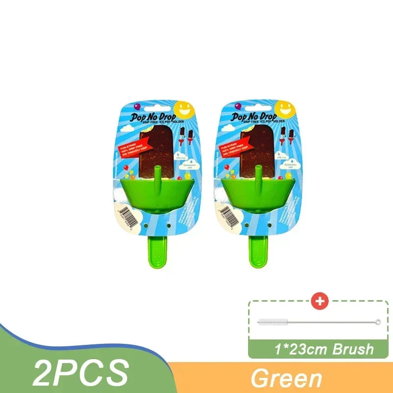 Popsicle Holder with Straw - Wholesalus