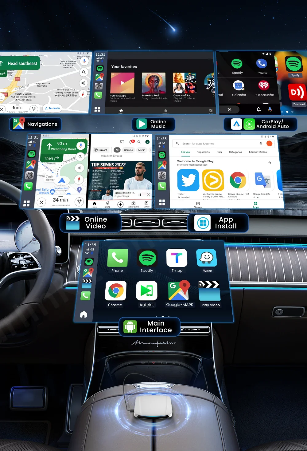 USB Wireless CarPlay Adapter - Wholesalus