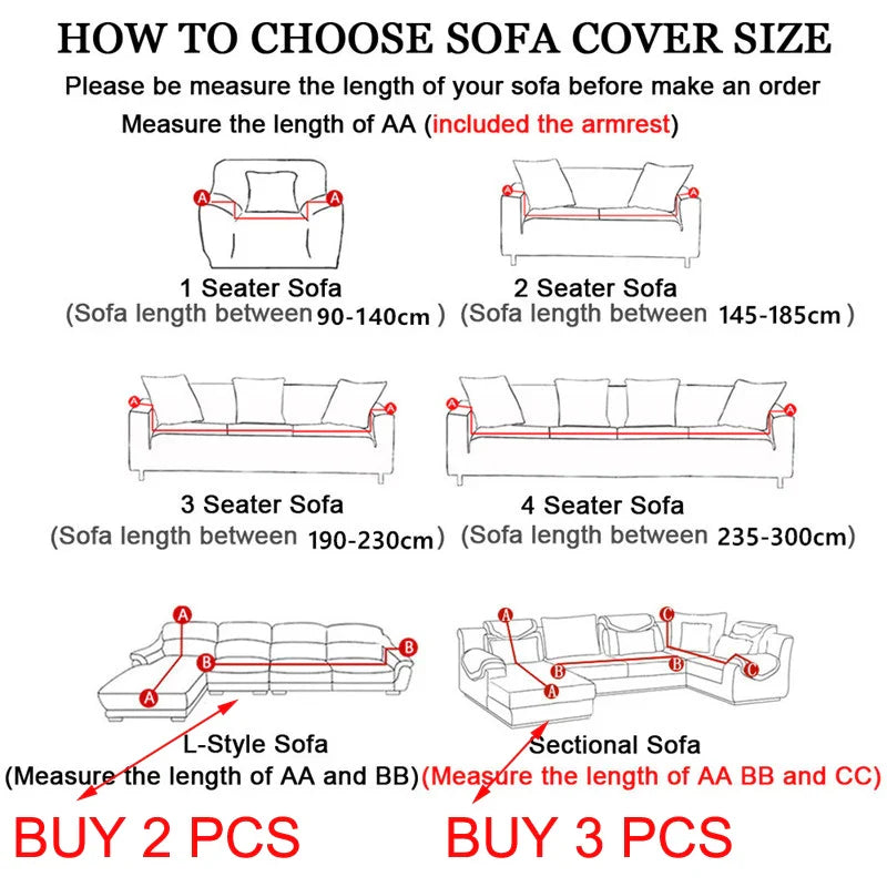 Waterproof Elastic Sofa Cover - Wholesalus