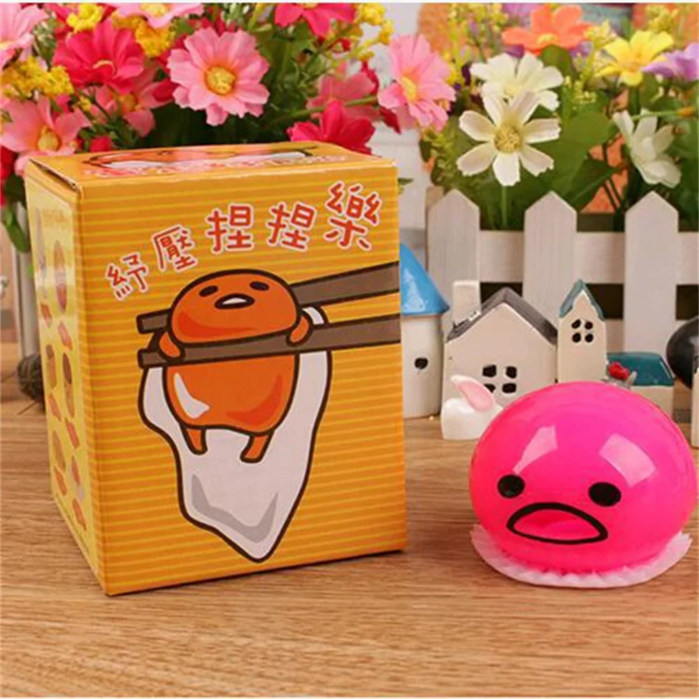 Squishy Puking Egg Yolk Squeeze Ball - Wholesalus