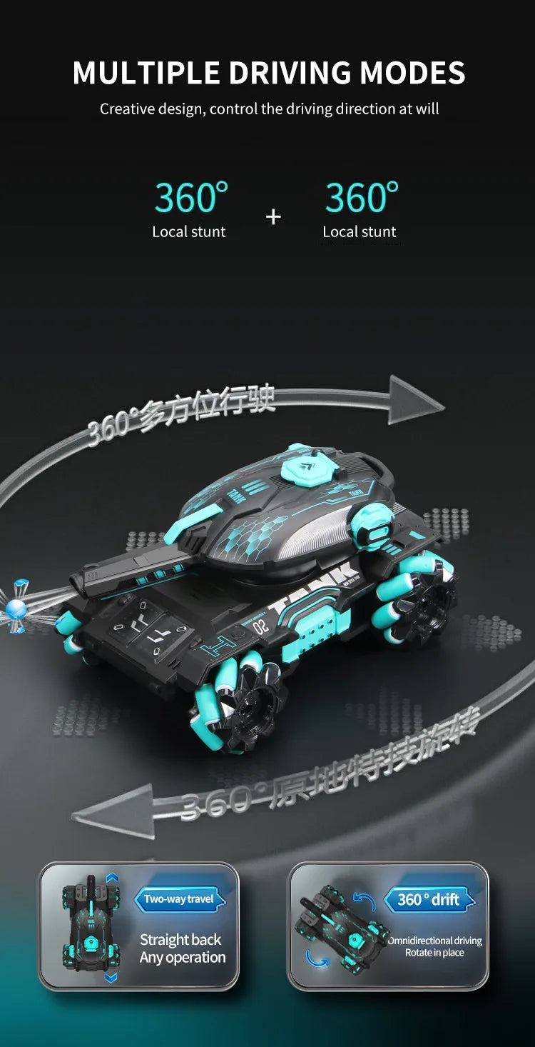 Gesture And Remote Controlled Tank Vehicle Toy - Wholesalus