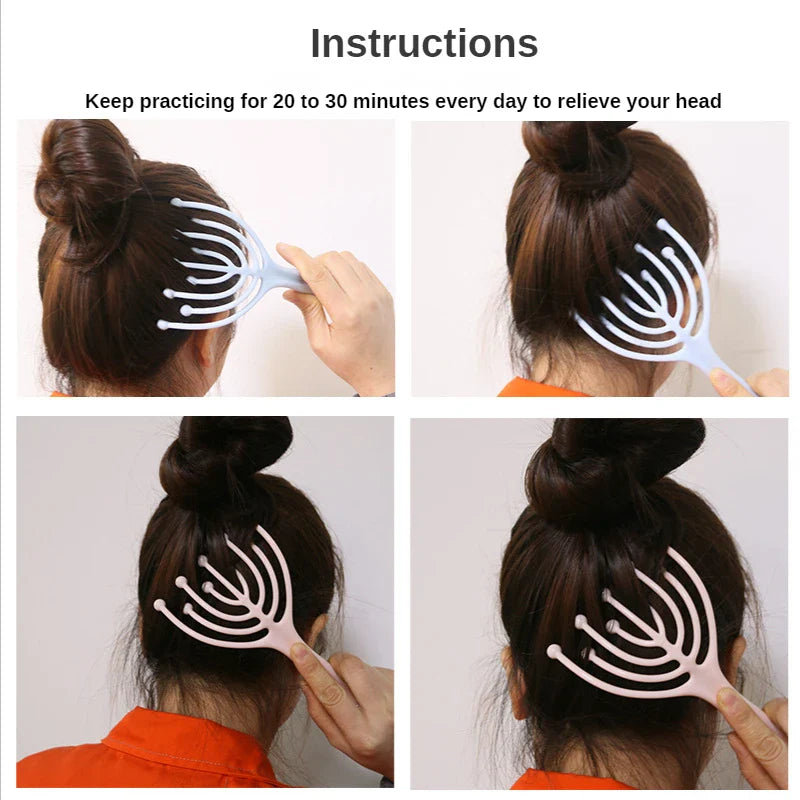 Hand Held Scalp Massage Roller - Wholesalus