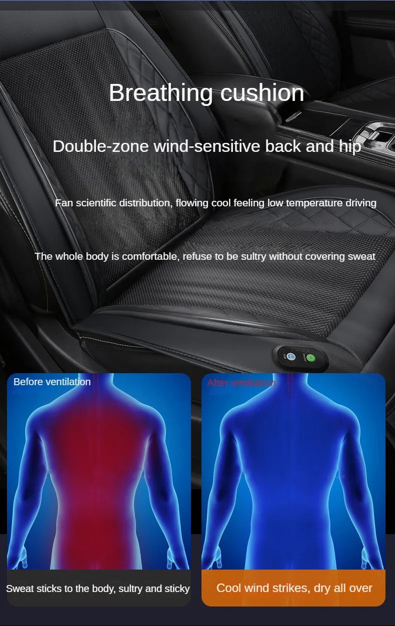 Car Cool Air Ventilation Seat Cover - Wholesalus