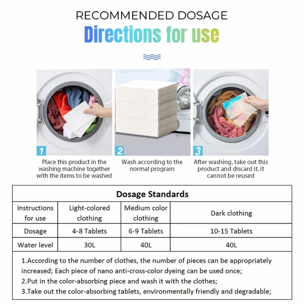 Color Stain Shield Laundry Sheets - Wholesalus
