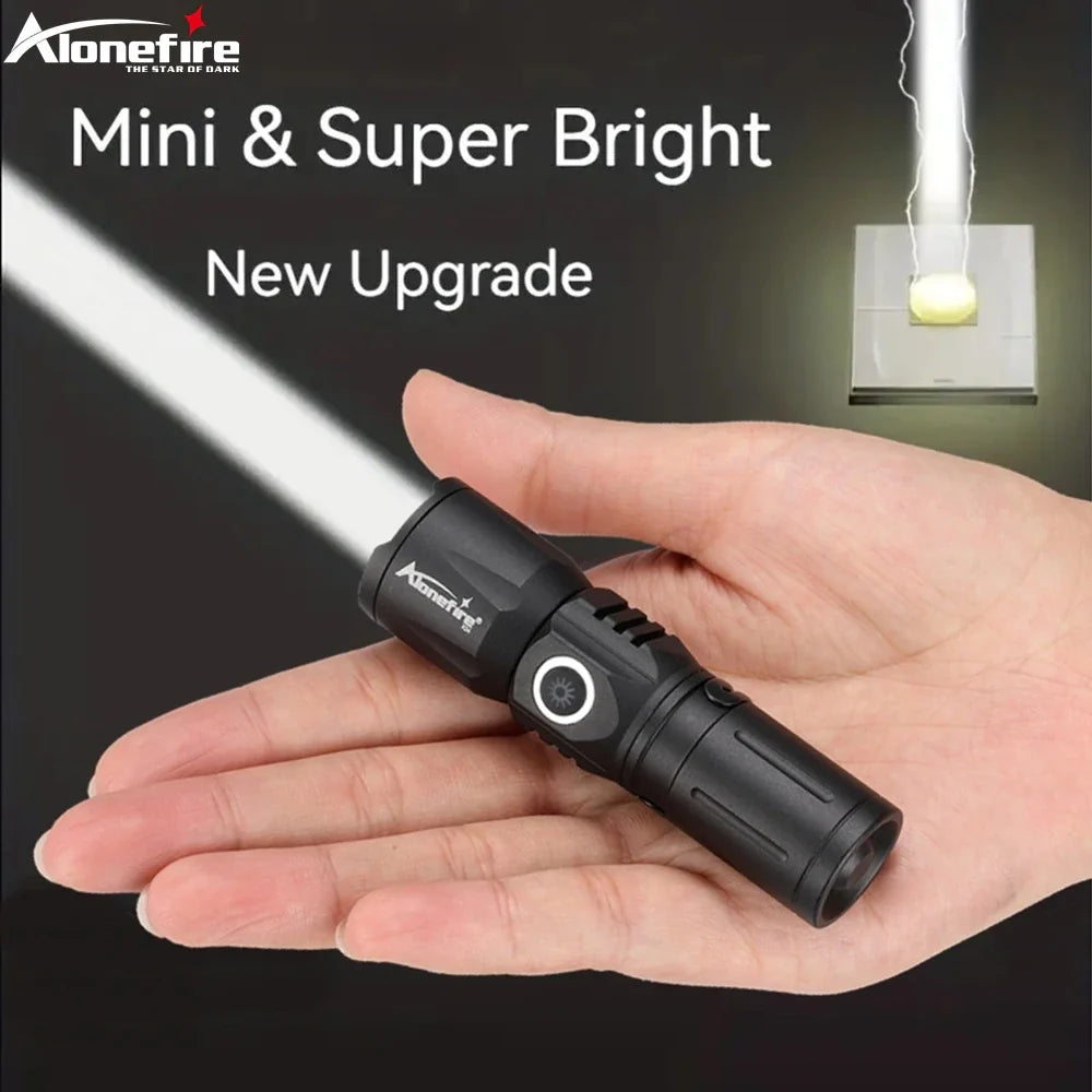 Ultra Bright USB Telescopic Zoom Flashlight - Wholesalus