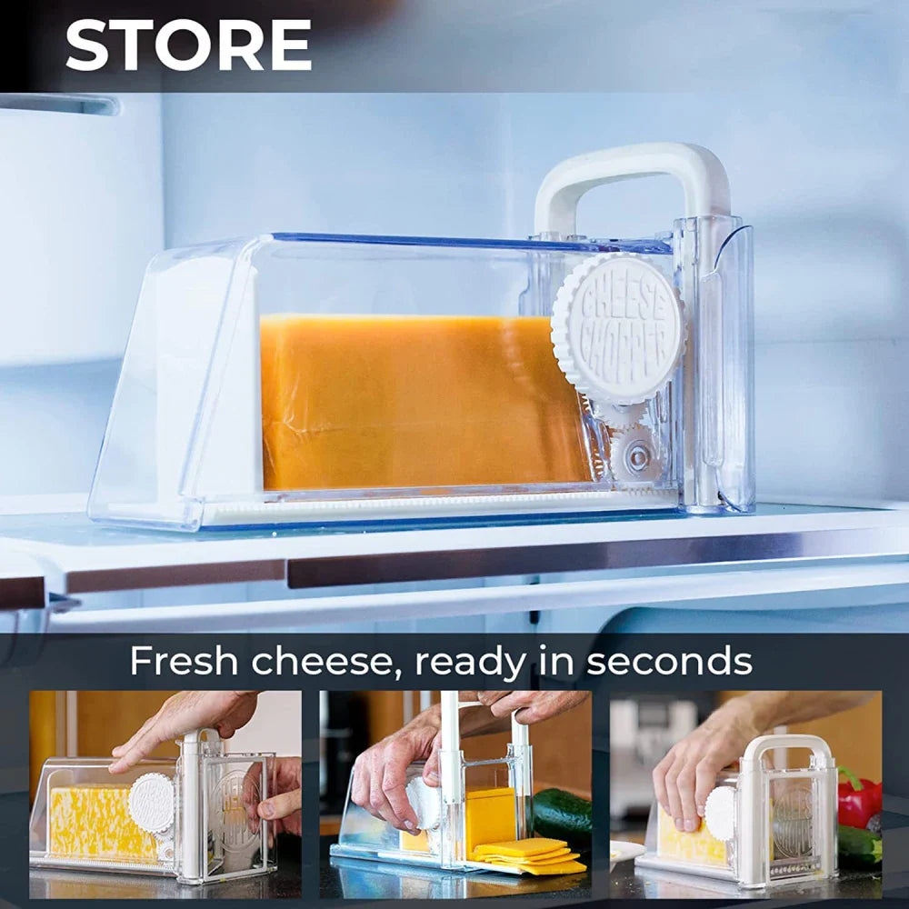 Cheese Storage Container With Slicer - Wholesalus