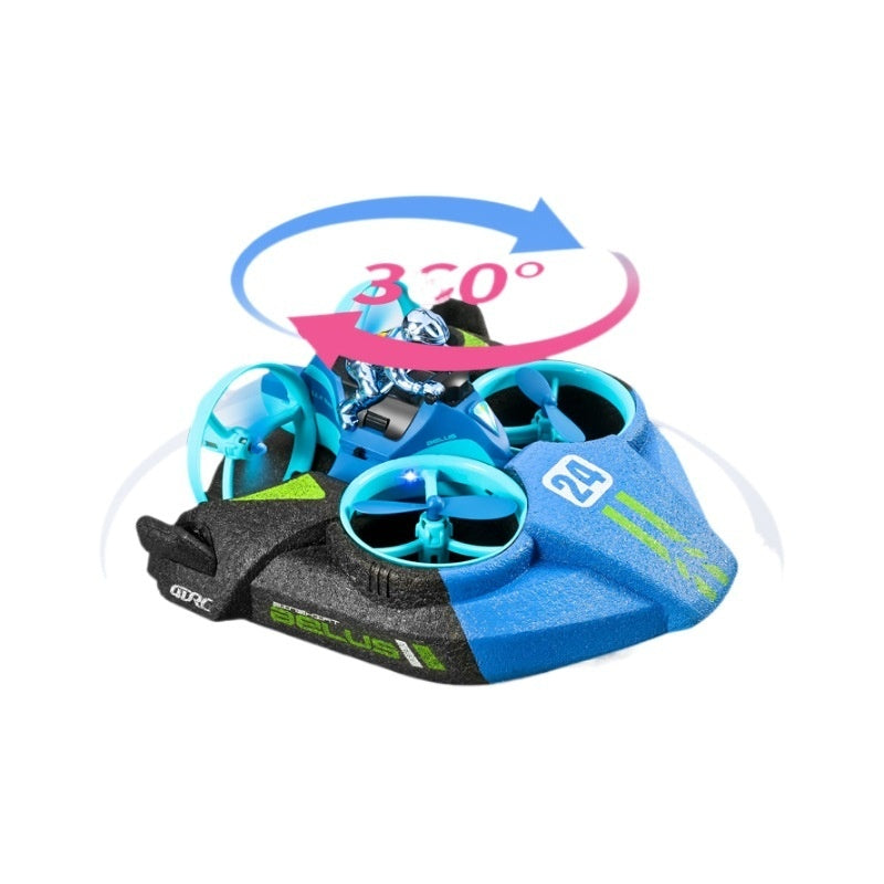 Remote Control Aircraft Children's Three-in-one Unmanned Helicopter - Wholesalus
