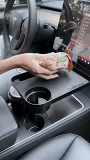 3 In 1 Adjustable Car Cup Tray with Phone Holder - Wholesalus